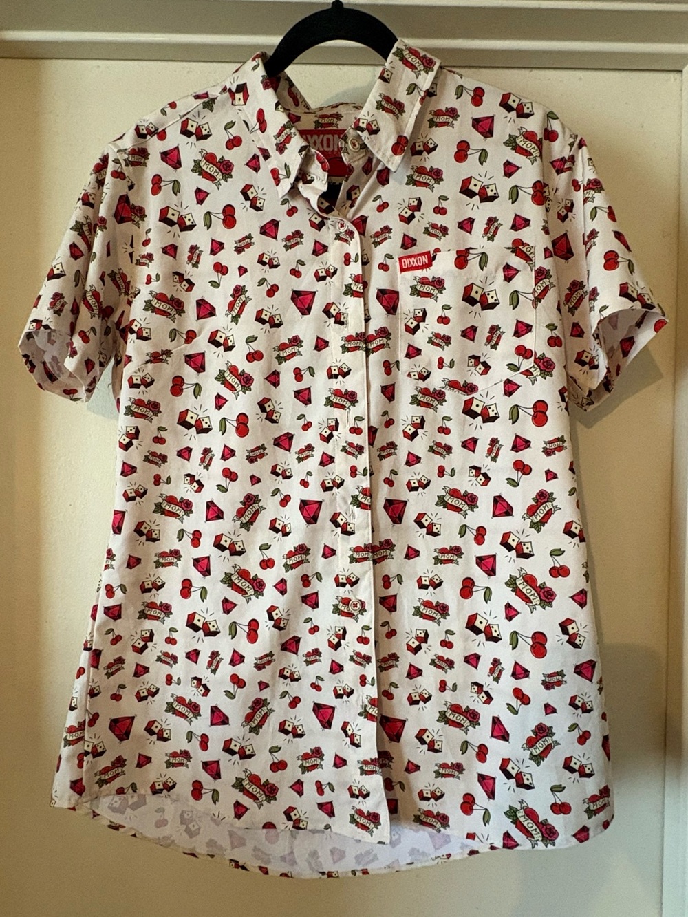 Dixxon Flannel Co "Momma's Boy" Women's Large WL Tattoo Flash Party Shirt